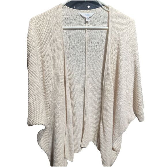 Time And Tru Women’s Open Front Crochet Ruana Size L - Picture 1 of 3
